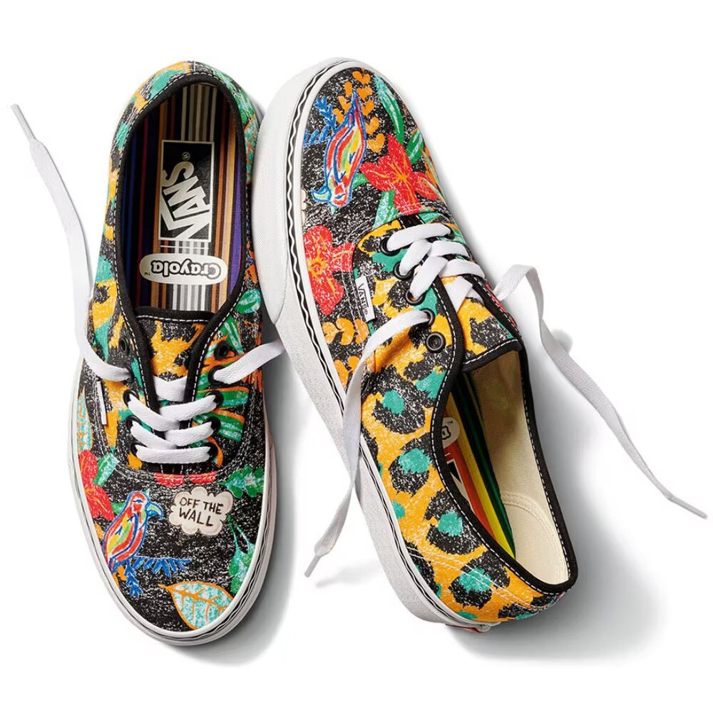 New! VANS x Crayola Authentic Van Doren Inspired Shoes